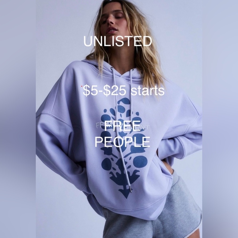 FREE PEOPLE LOW START SHOW $5-$25 UNLISTED  🩷